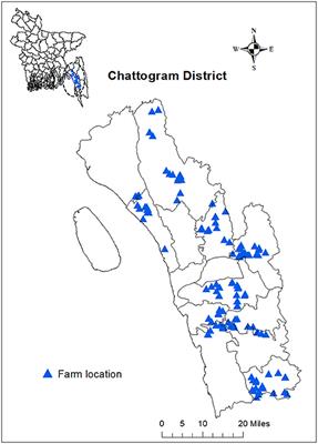 A Cross-Sectional Study of Antimicrobial Usage on Commercial Broiler and Layer Chicken Farms in Bangladesh